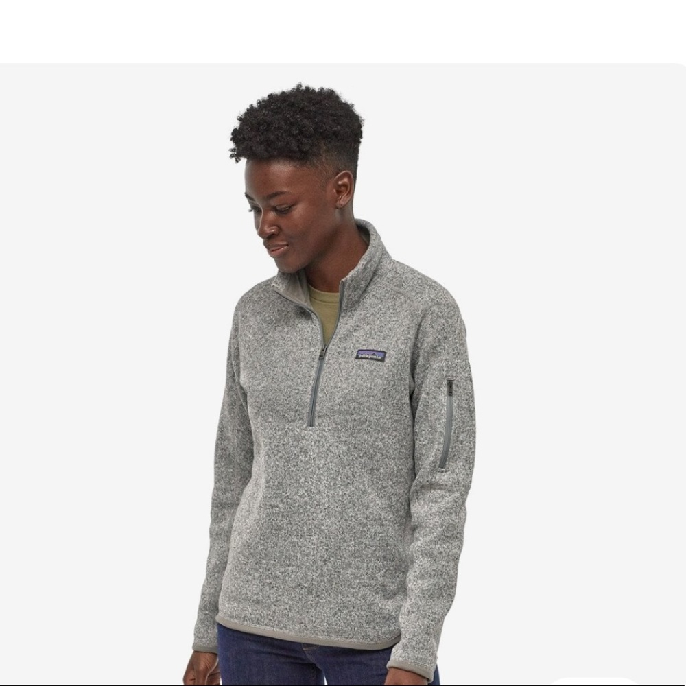 Patagonia Green Quarter Zip Better Sweater Size M